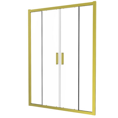 304 Stainless Steel, Titanium Brushed Color, Double Sliding  Door