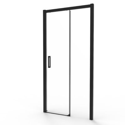 Aluminum,Matte Black  , Screen Silding Door,Bathroom Shower Room