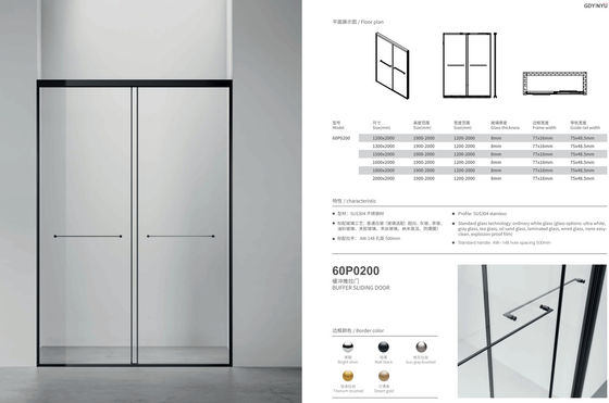 Framed Double Sliding  Door Available In Shower Door & Bathscreen