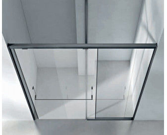 304# Stainless Steel,T Shaped, Tempered Glass, Sliding Door,Bathroom Shower Room
