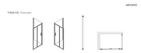 Corner  Sliding Door Available In Shower Door & Bathscreen, Aluminum