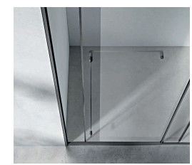 Stainless Stee,Tempered Glass,Bathroom Shower Room, Sliding Door