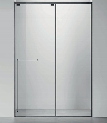 Stainless Stee,Tempered Glass,Bathroom Shower Room, Sliding Door