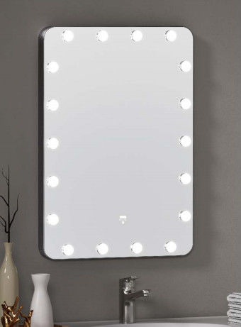 Wall Mount Illuminated LED Bathroom Mirrors Warm White 3000K
