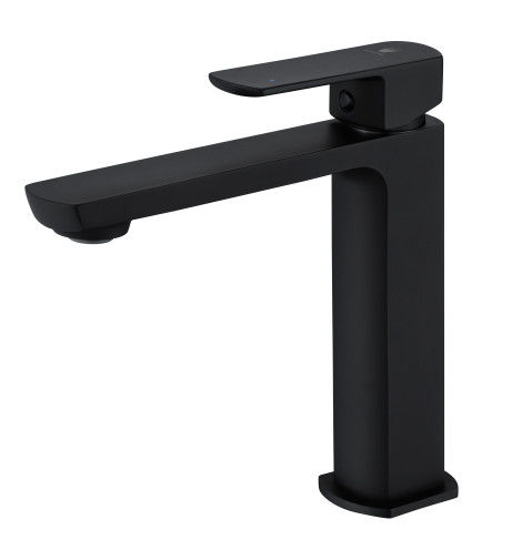 Filter System Solid Brass Bathroom Sink Faucet Basin Mixer Matt Black