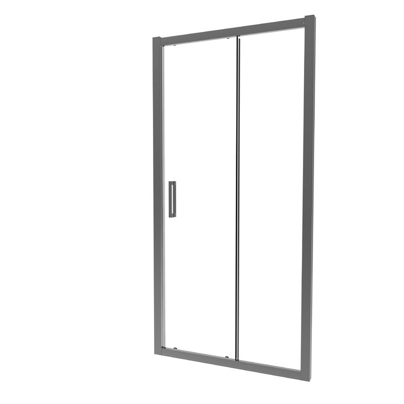 Stainless Steel, Gun Gray Brushed Color ,Screen Sliding Door,Bathroom Shower Room