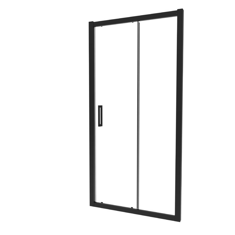 Stainless Steel, Matte Black Color, Screen Silding Door,bathroom shower room