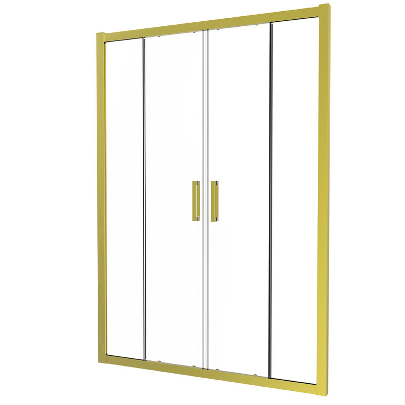 304 Stainless Steel, Titanium Brushed Color, Double Sliding  Door