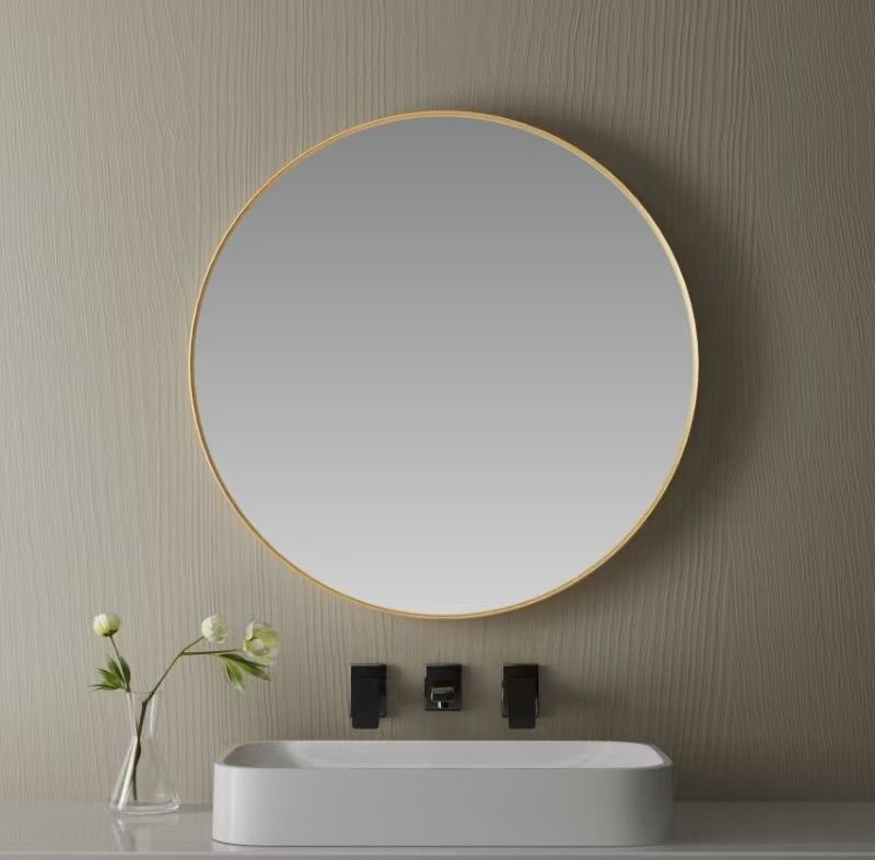 Aluminum Alloy Framed Smart LED Bathroom Mirror With Customizable Styles